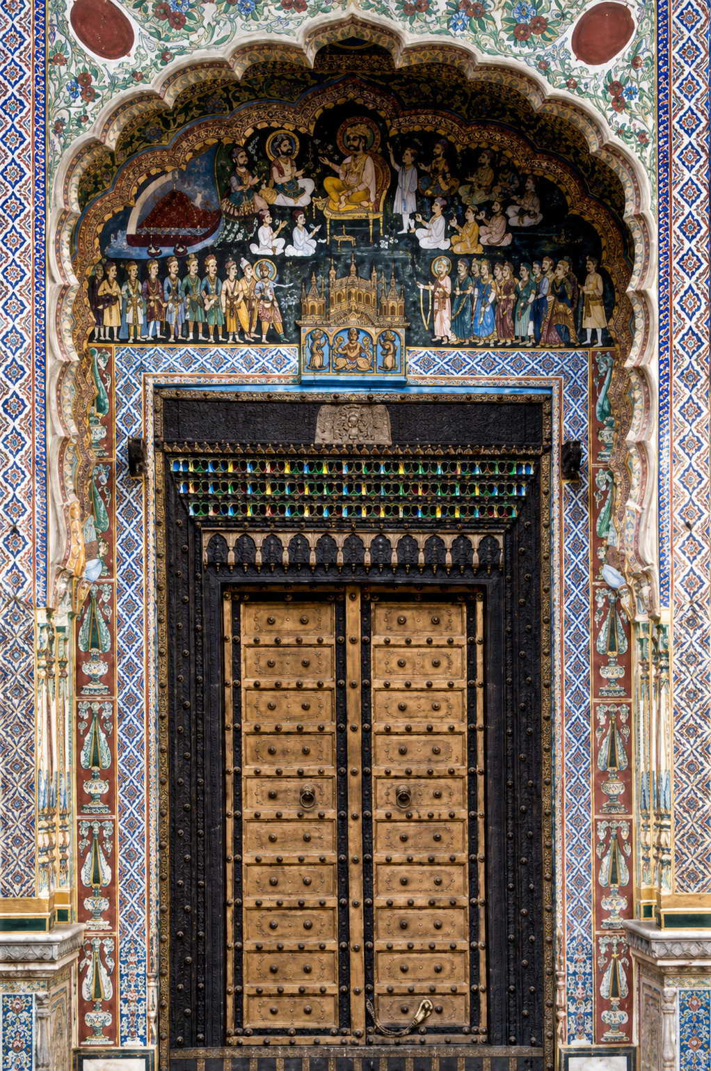 Carved Wooden Gate