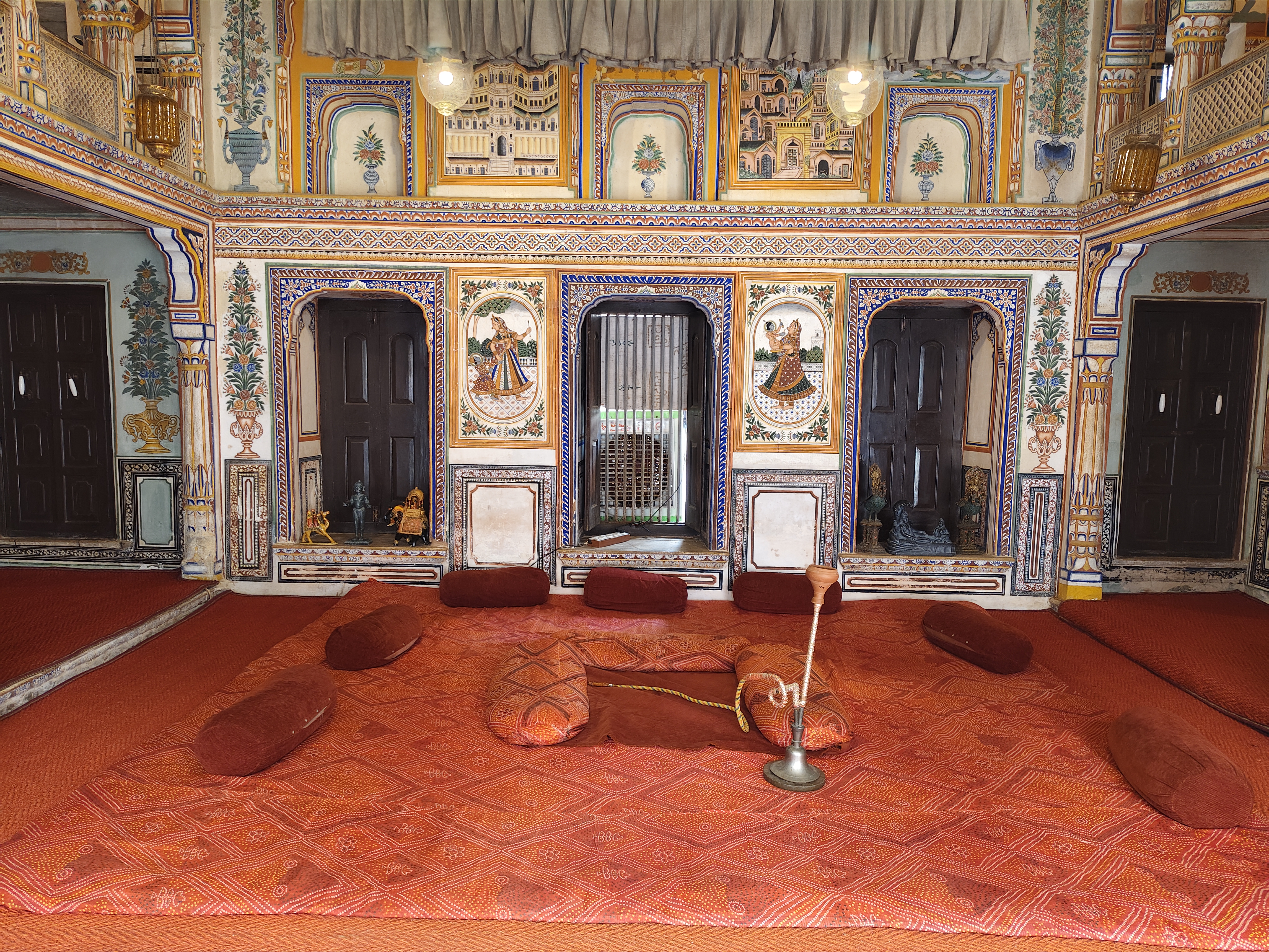 Interior of Podar Haveli Museum